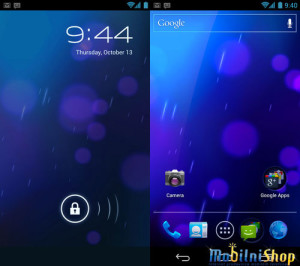 Ice Cream Sandwich - LockScreen i HomeScreen