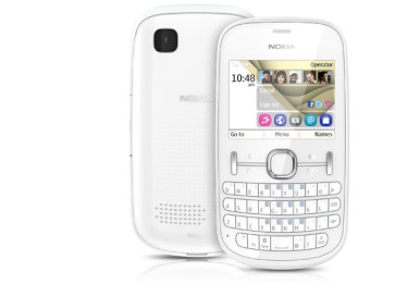 Nokia Asha 201 u beloj boji