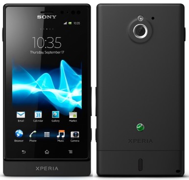 Sony Xperia Sola u crnoj boji