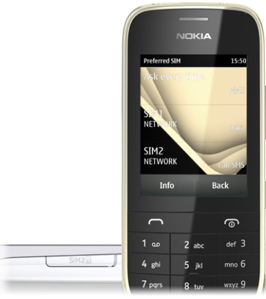 Nokia Asha 202 - dual Sim telefon