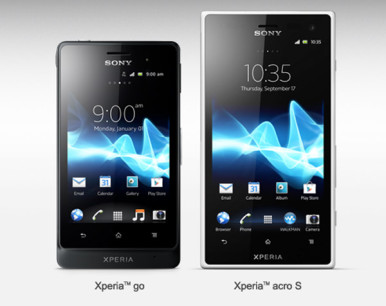 Sony Xperia Go u potpunosti pripada Xperia izgledu