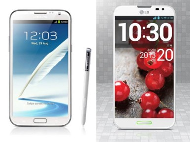 LG Optimus G Pro se vidi kao glavni konkurent modelu Samsung Galaxy Note 2