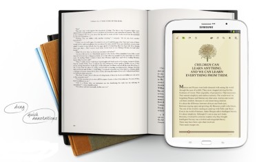 Samsung Galaxy Note 8.0 e-book reader