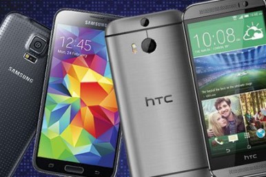 Samsung Galaxy S5 vs HTC One M8 2