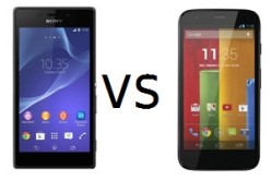 Sony Xperia M2 vs Motorola Moto G 1