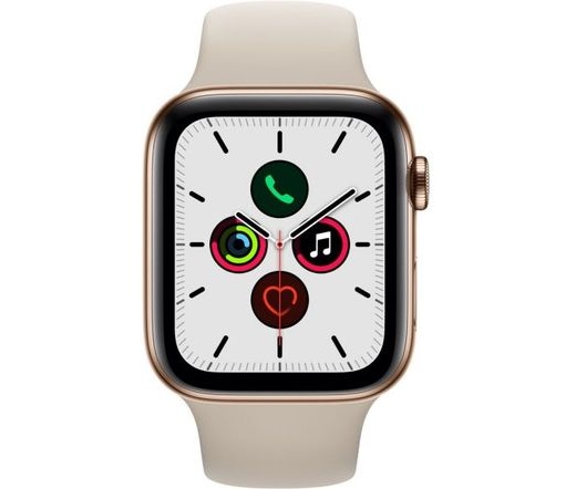 Apple Watch Series 5 Sport 44mm (GPS + Cellular) Stainless Steel Zlatna
