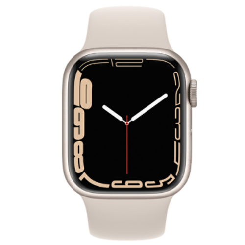 Apple Watch Series 7 Sport 41mm (GPS) Alluminium Case Zlatna Starlight